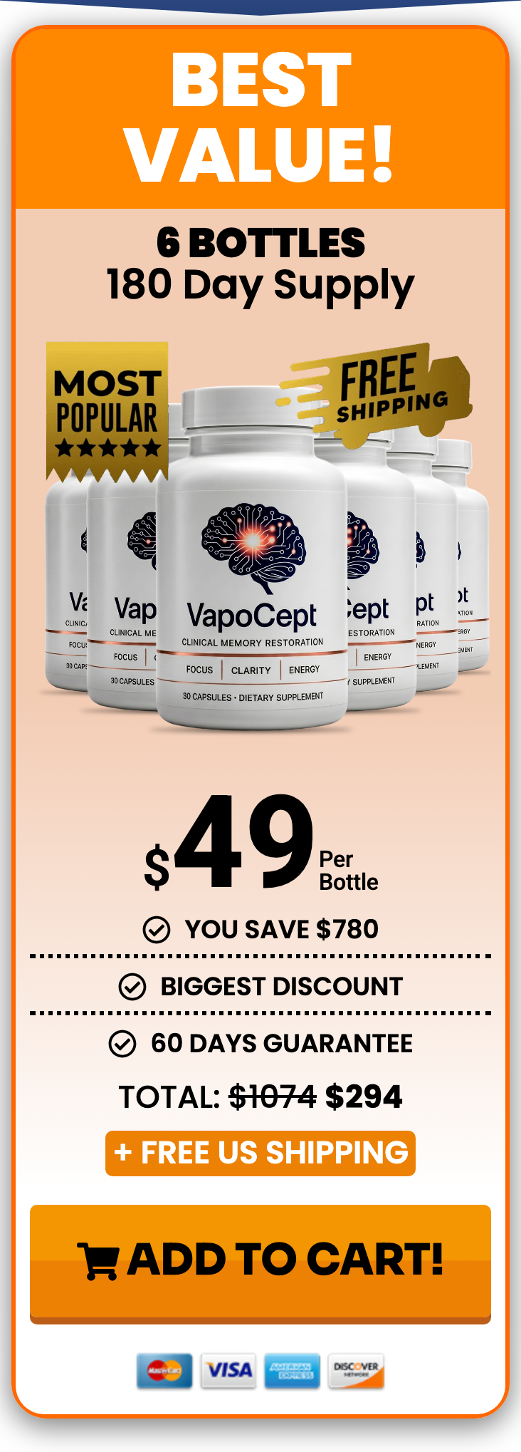 Vapocept 180 day supply